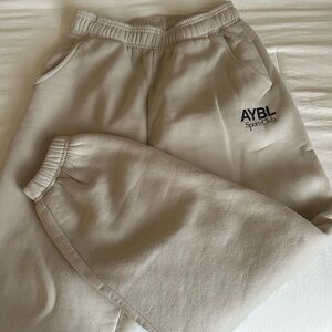 AYBL Sport Club Beige Sweatpants Joggers